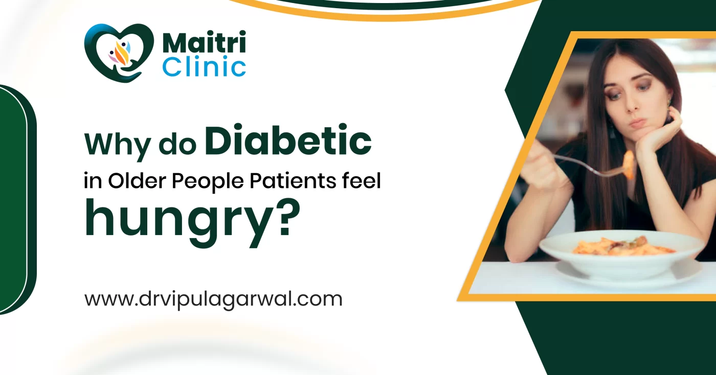 Why do diabetic patients feel hungry?